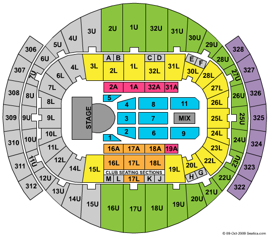 Richmond Coliseum SYTYCD Seating Chart